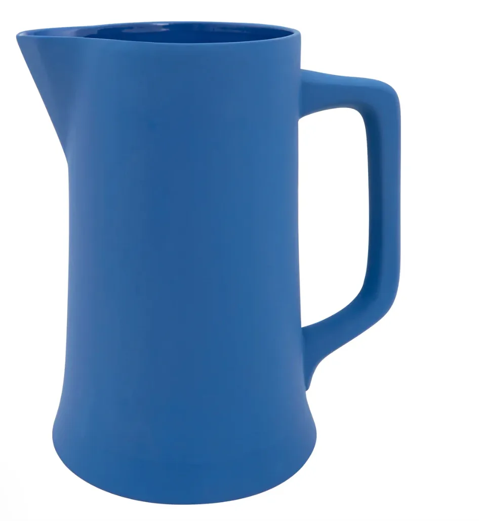 Cerulean Pitcher Matte Blue