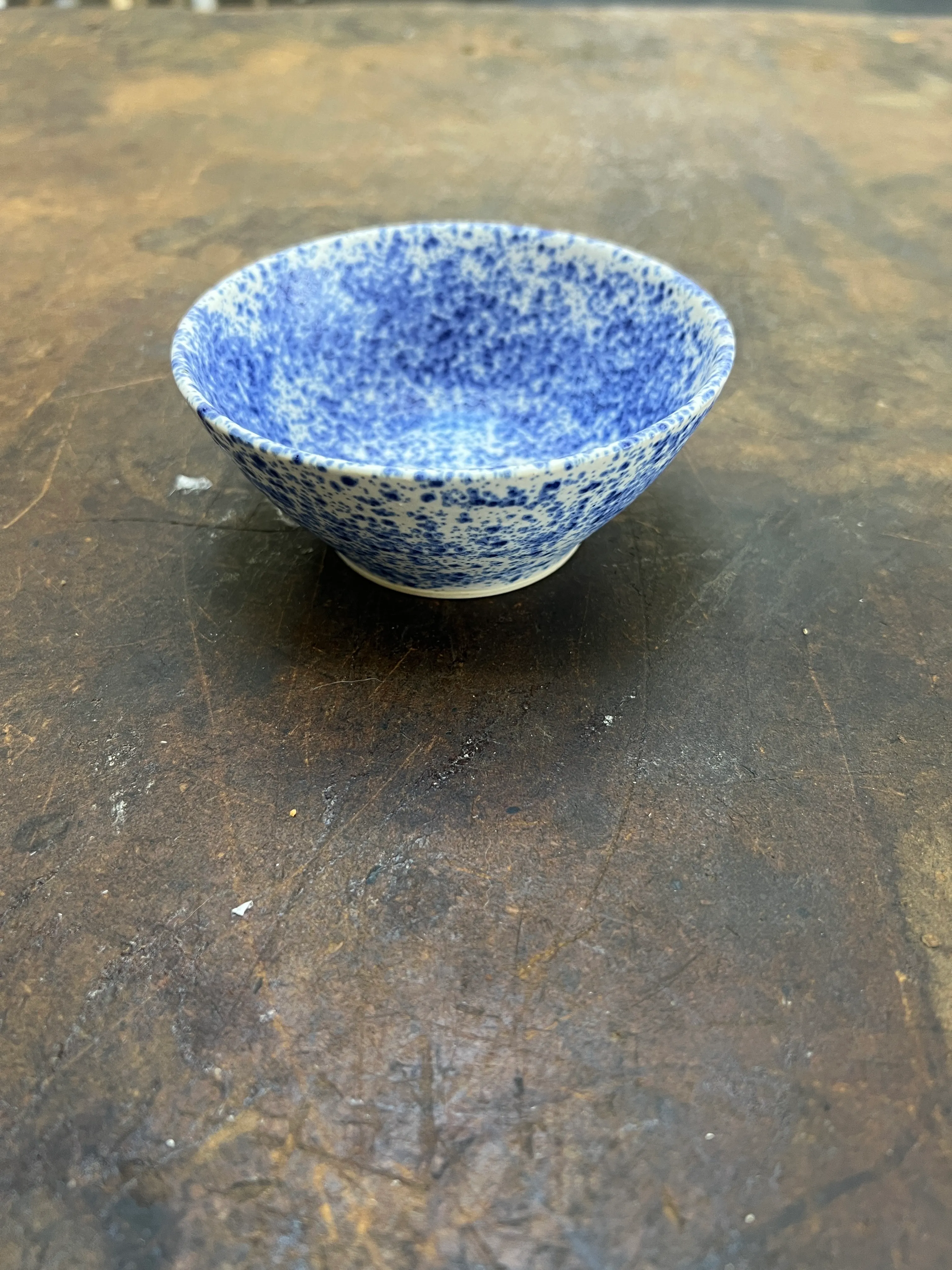 HM Speckled Blue White Spice Bowl