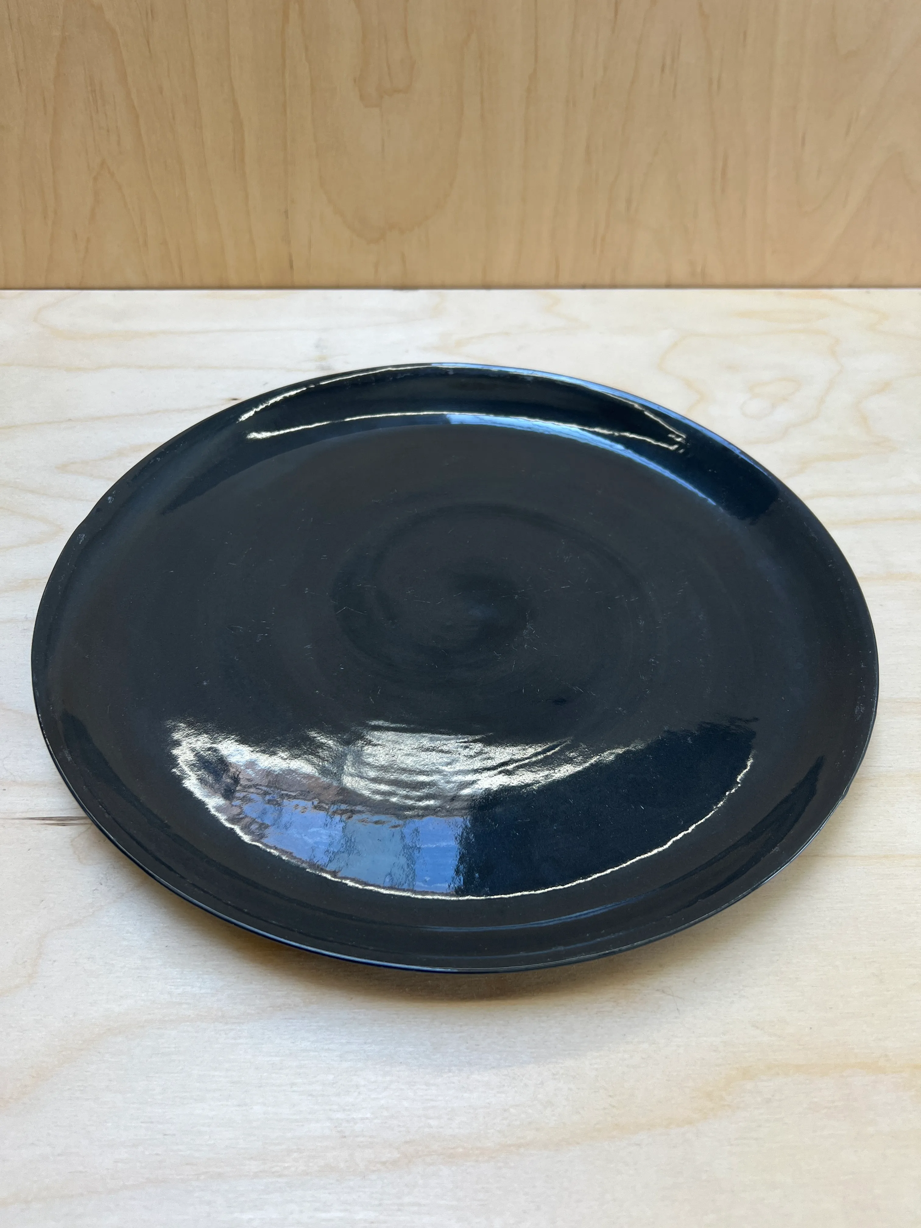 Mud Grey Marbled Platter
