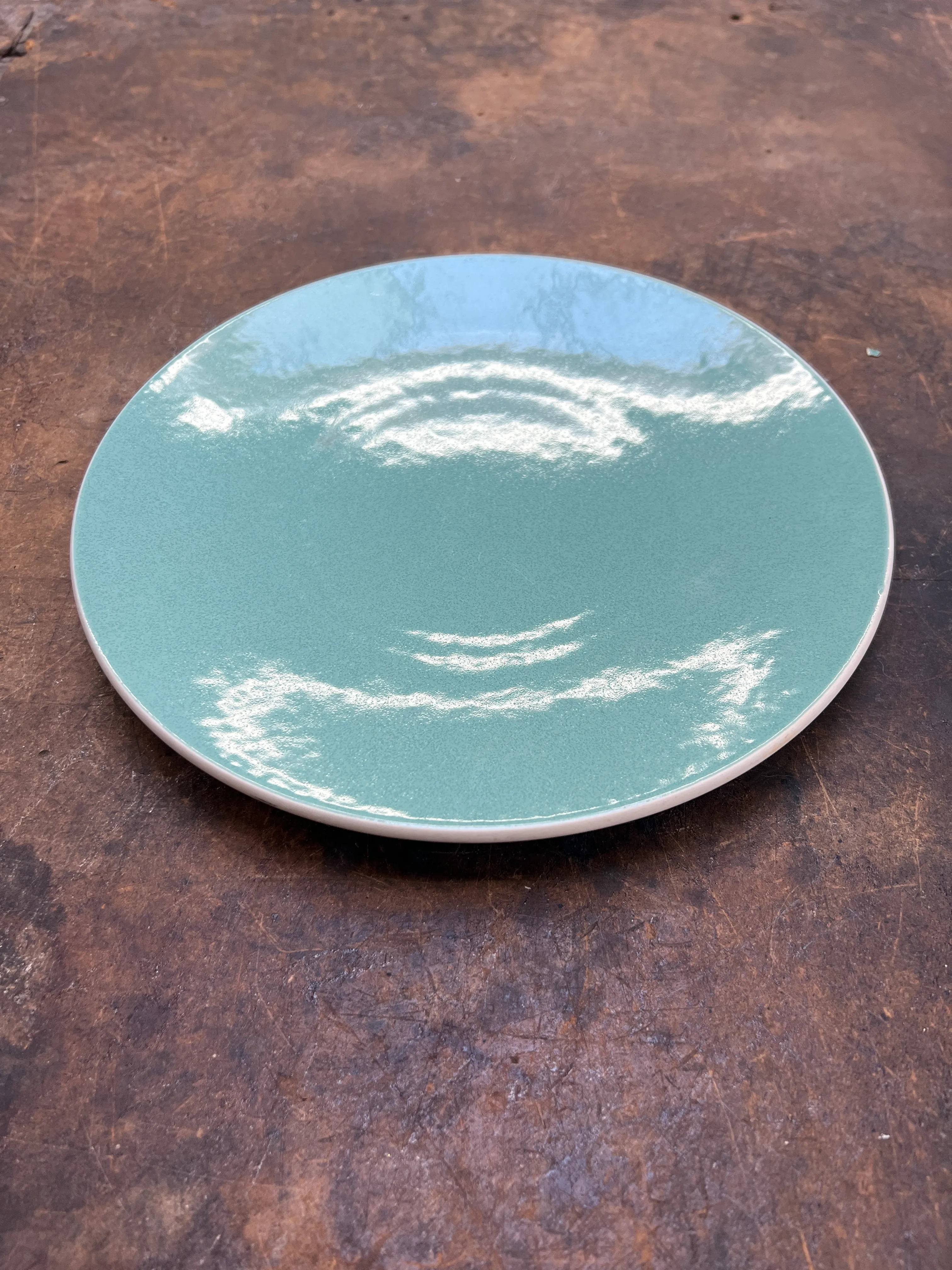 Sasa Teal Dinner Plate 10"
