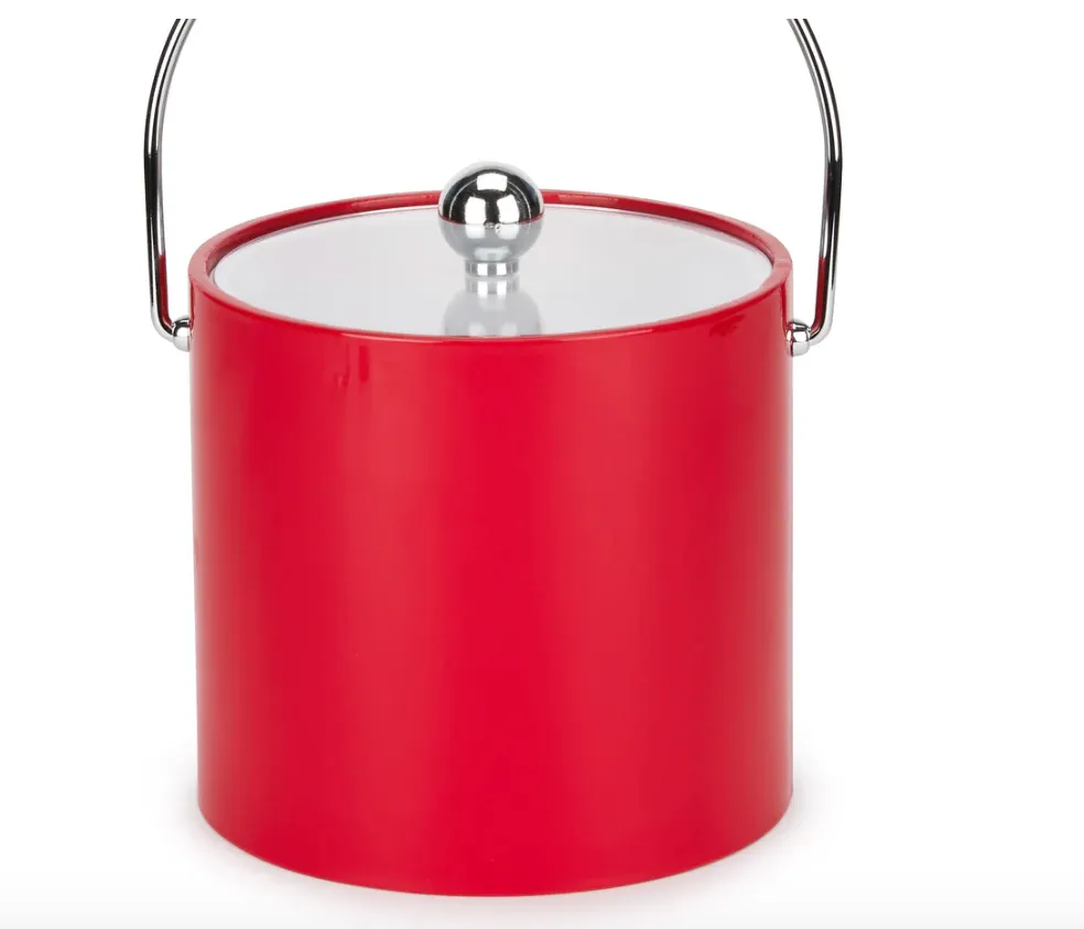 Classic Red Ice Bucket 