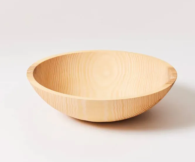 Crafted Wooden Bowl - Natural FH
