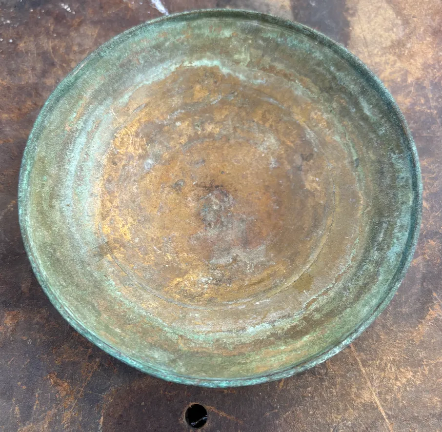 Brass Patina Small Plate