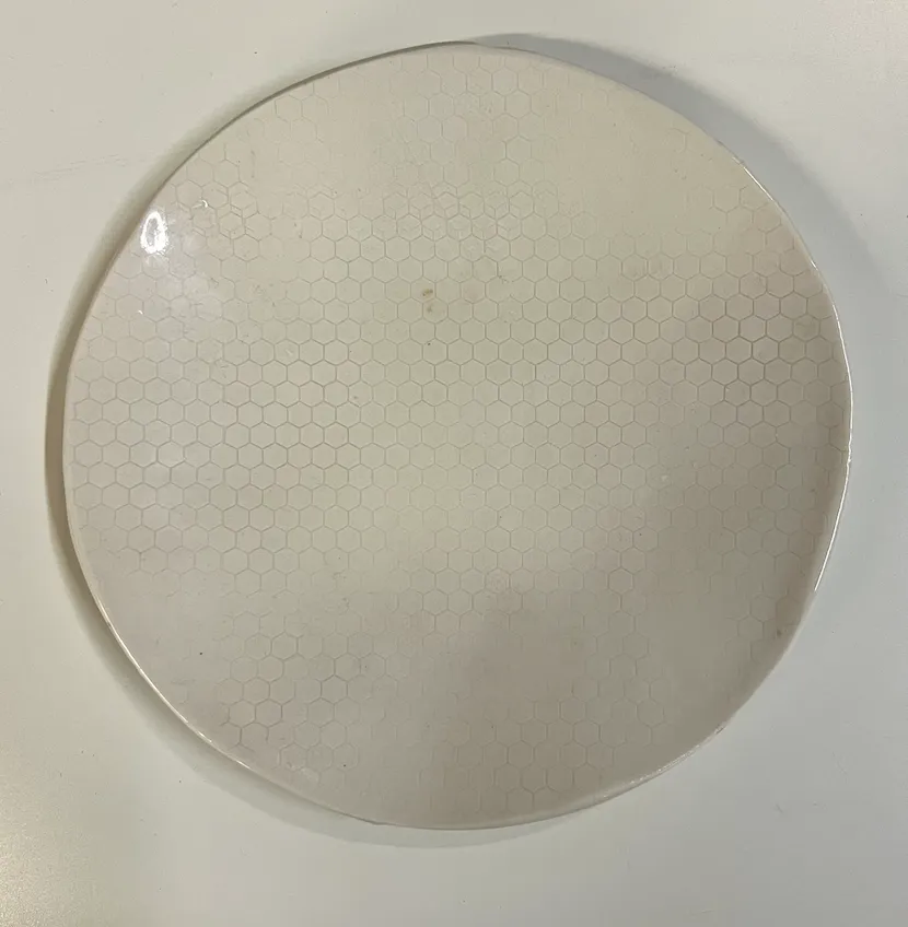 Honeycomb Bread Plate