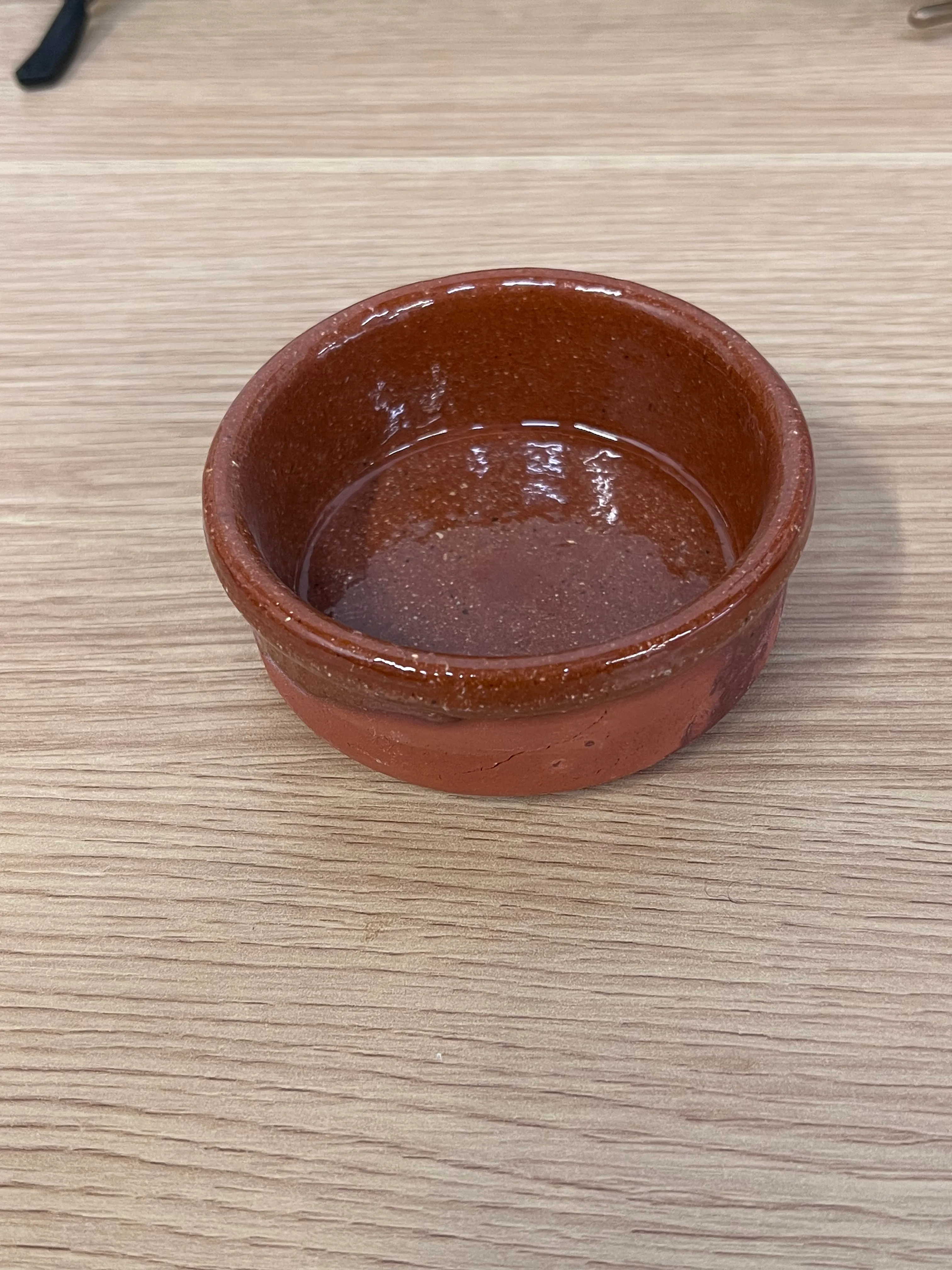 Small handmade terracotta ramekin/bowl 