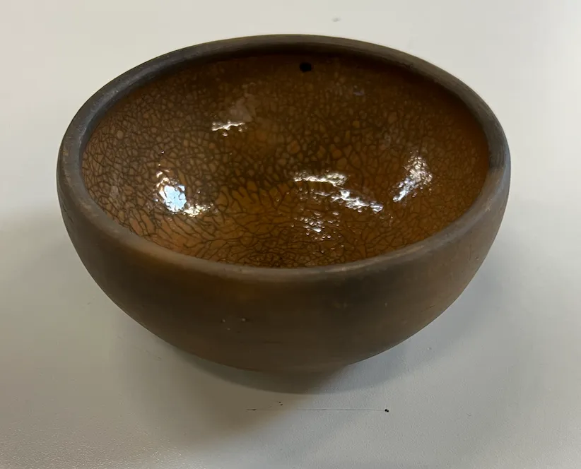 Medium Bowl Brown/Gold - Juxtaposition