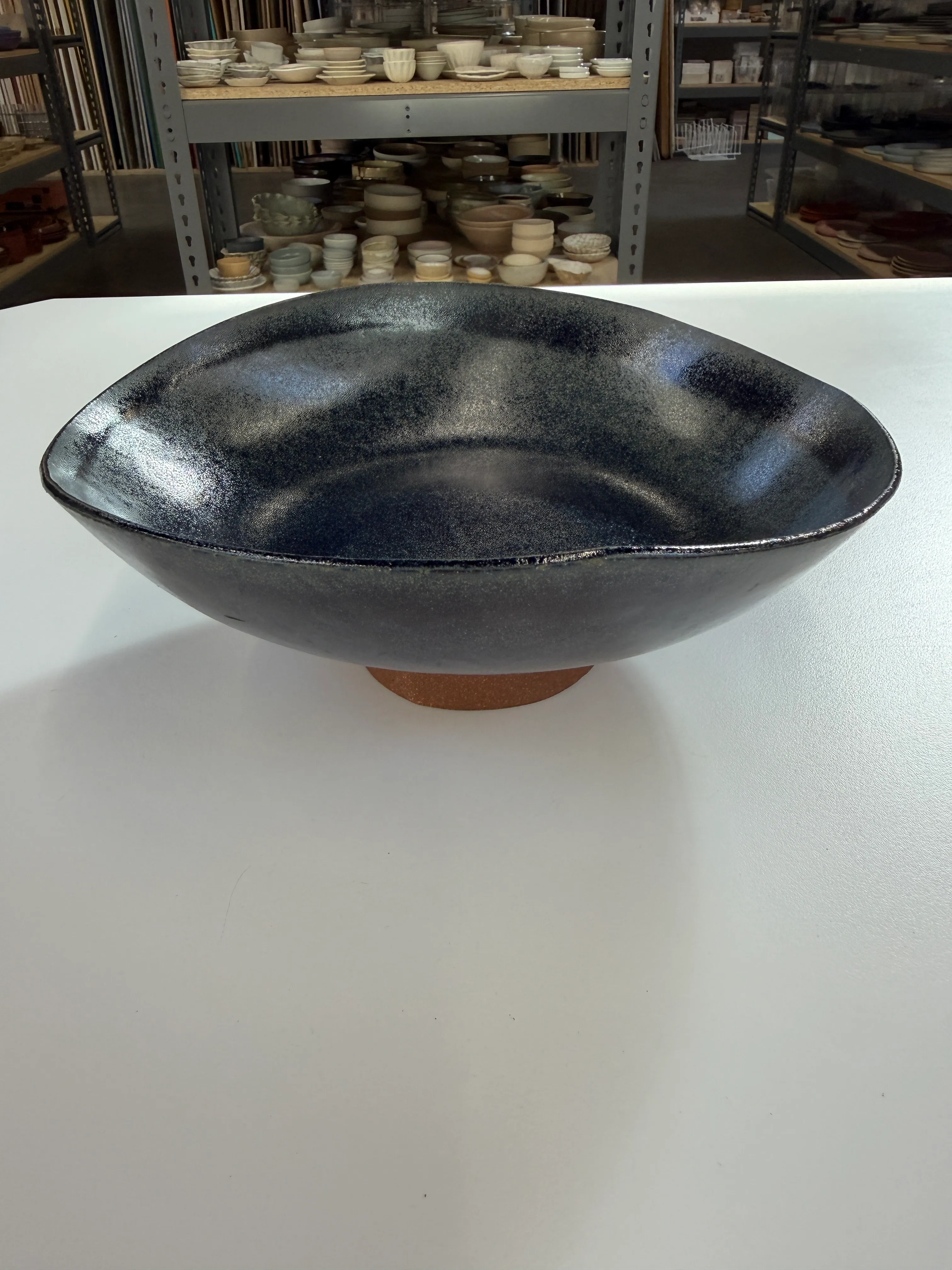 Dark Blue Footed Bowl Monday