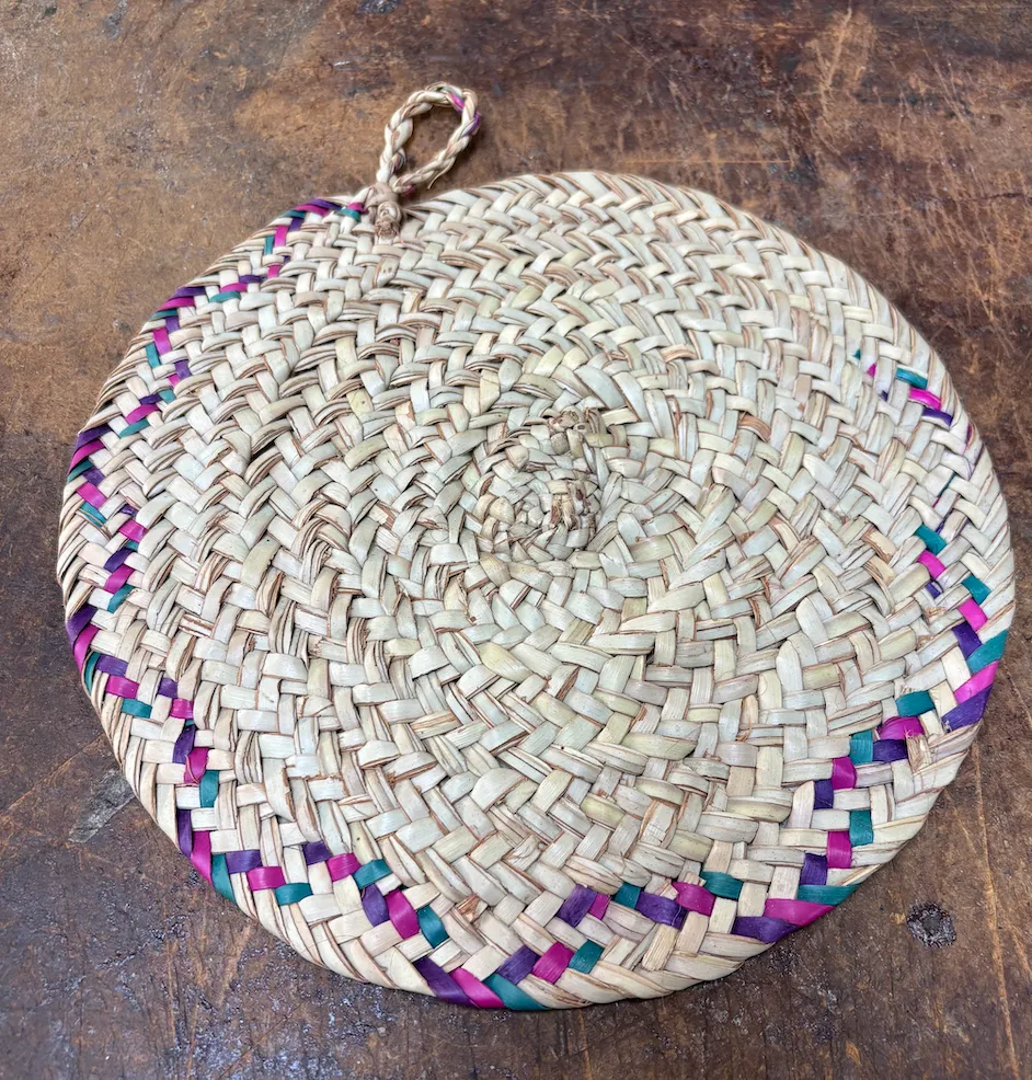 African Woven Pot Holder