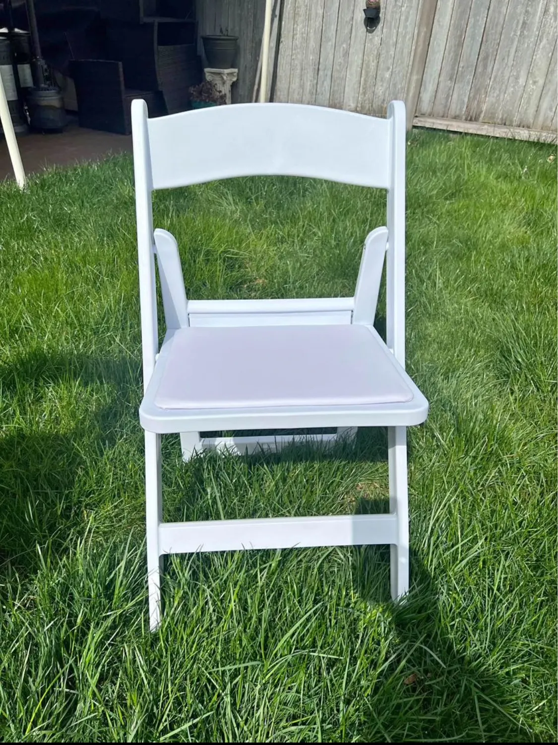 Garden resin chair