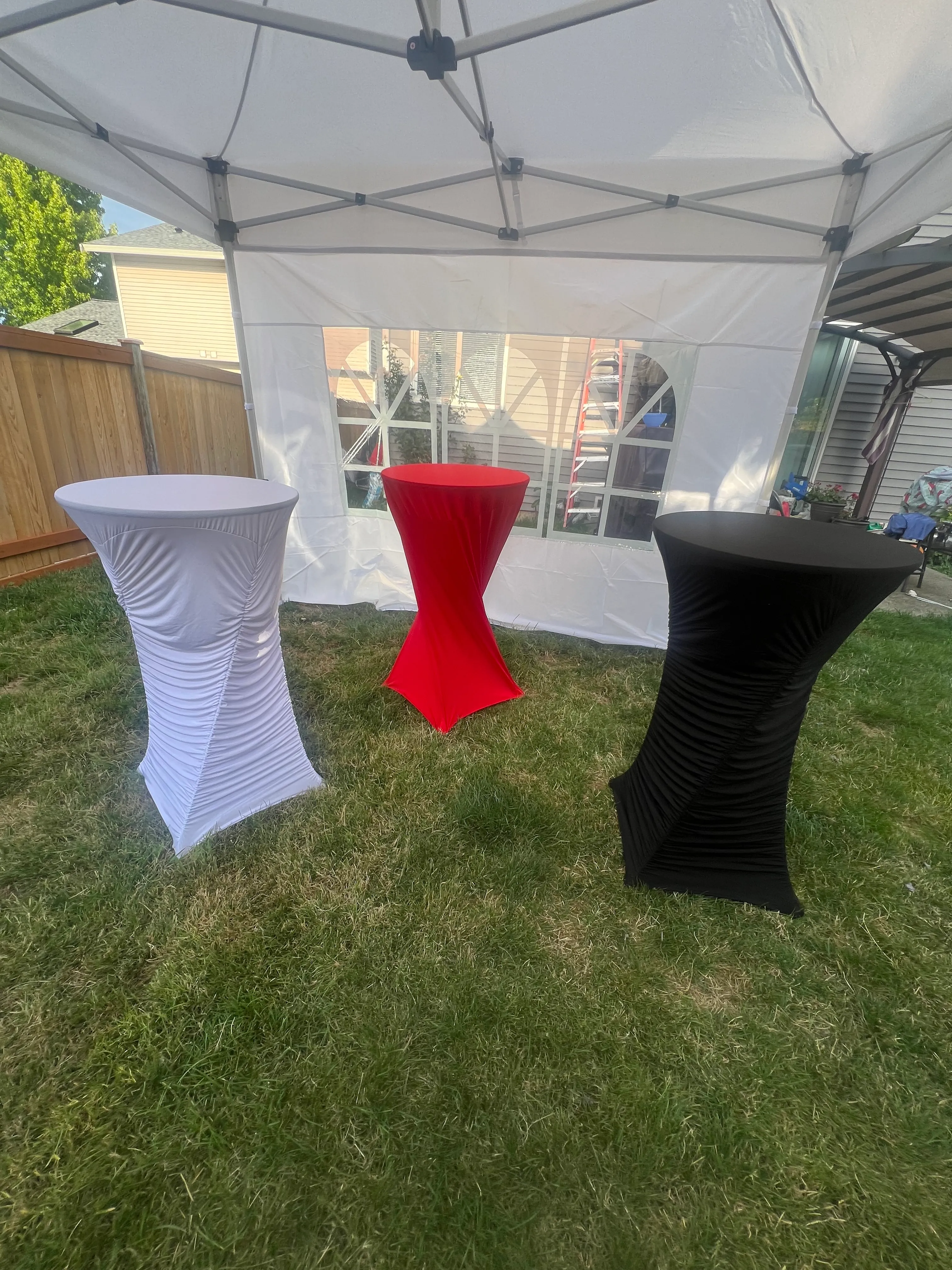 Bar height tables 