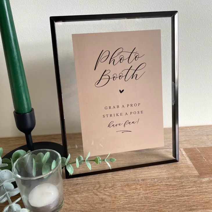 Rose Photo Booth Sign