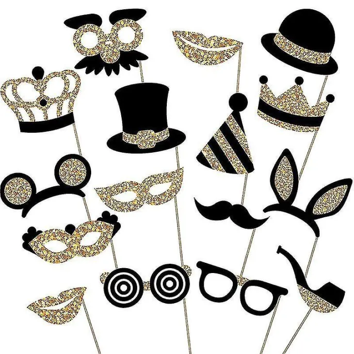 Sparkly Photo Booth Props