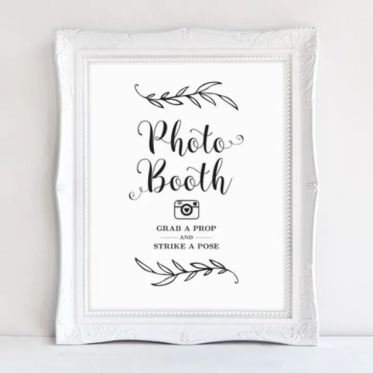 Classic Photo Booth Sign