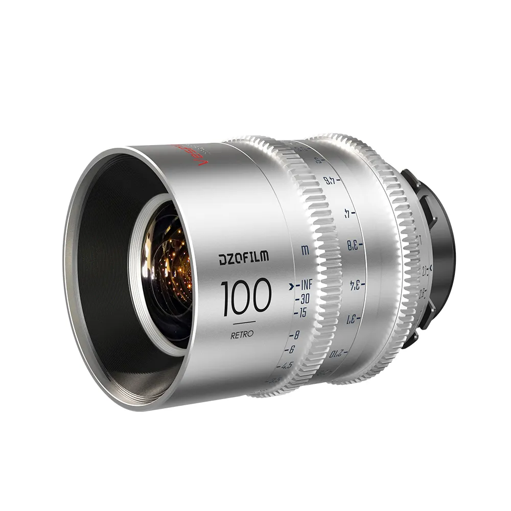DZOFILM VESPID RETRO 100MM T2.1 PRIME FULL FRAME CINEMA LENS PL Mount