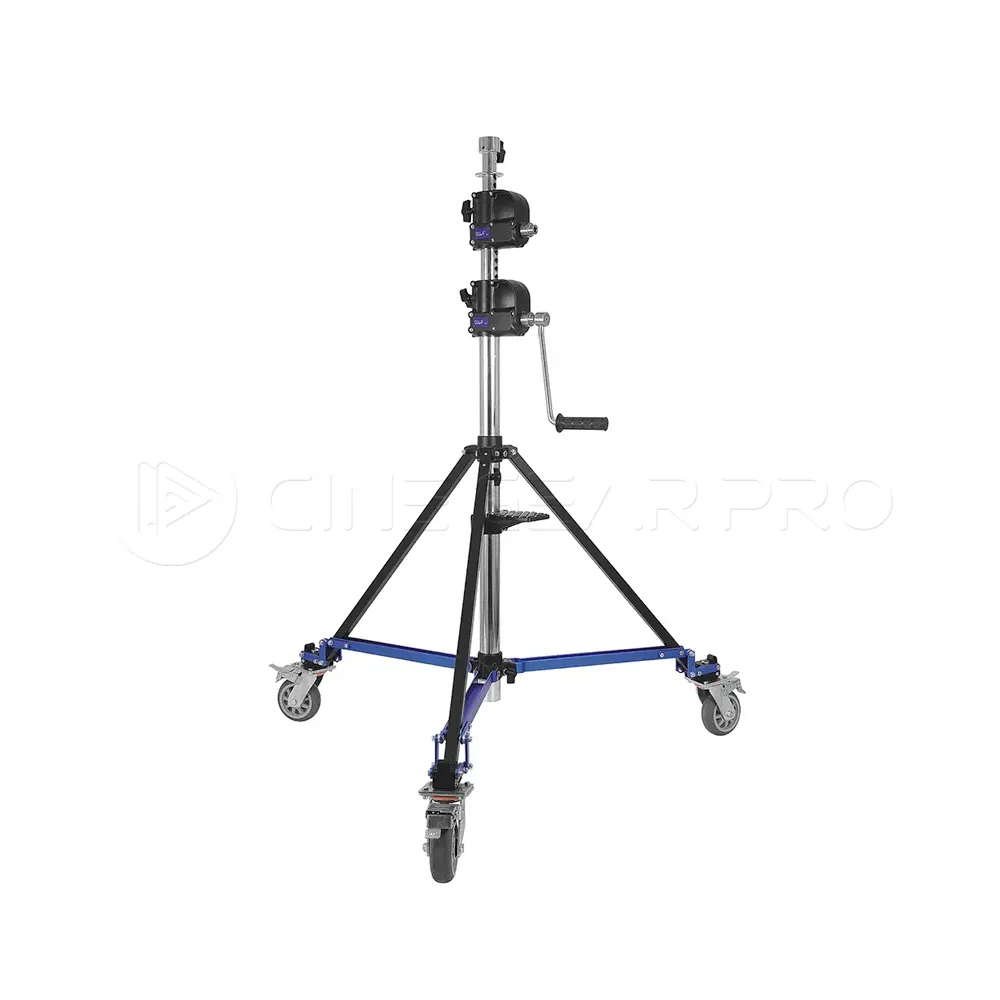 CINEGRIPPRO G07009 Heavy-Duty Double Wind-Up Low Base Roller Stand