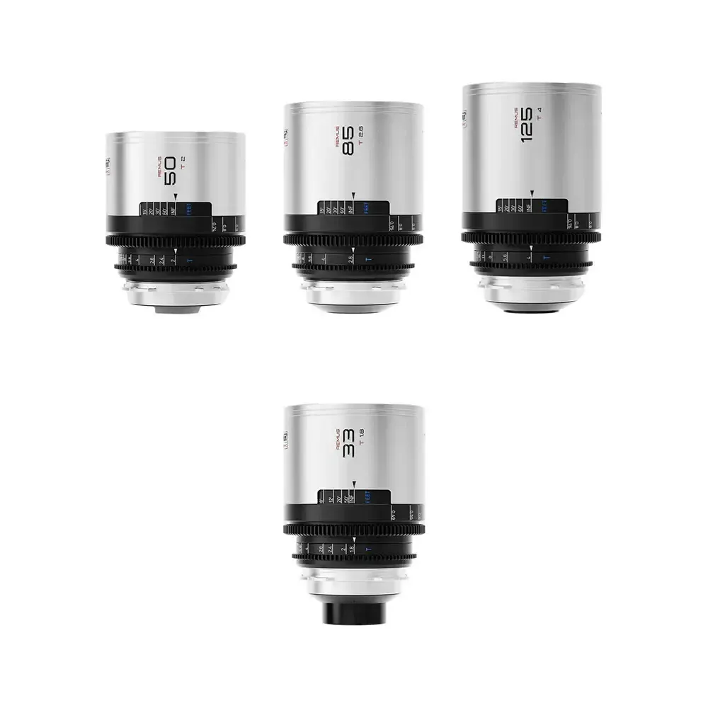 BLAZAR Remus Anamorphic 4 Lens Set (Silver)
