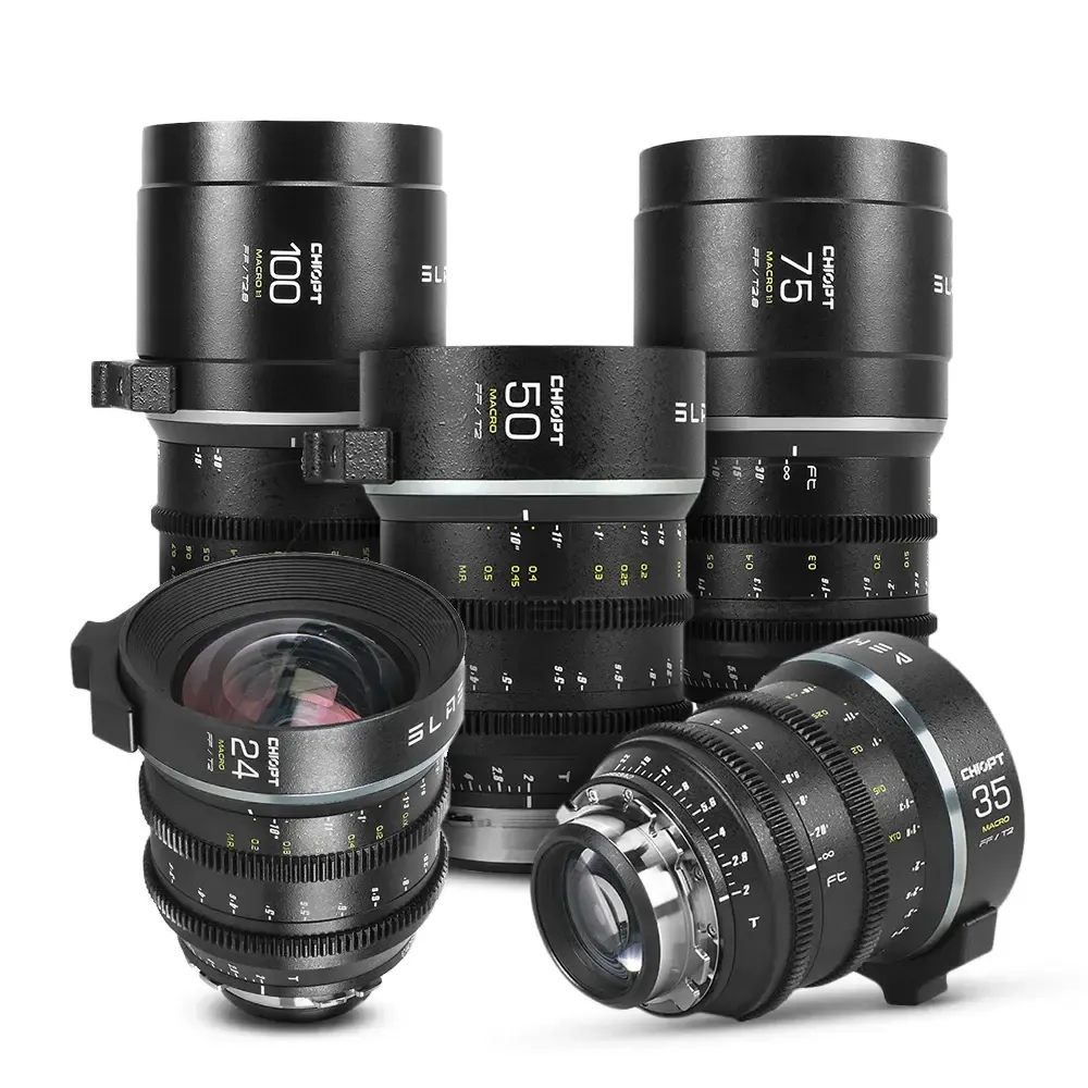 CHIOPT SLASHER Full-Frame Macro Cine Prime 5 Lens Set
