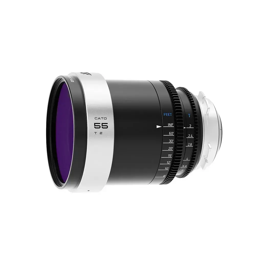BLAZAR CATO 55mm T2.0 2X Full Frame Anamorphic Lens - Silver Flare (PL Mount)