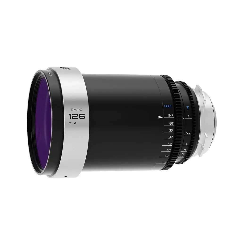 BLAZAR CATO 125mm T4.0 2X Full Frame Anamorphic Lens - Silver Flare (PL Mount)