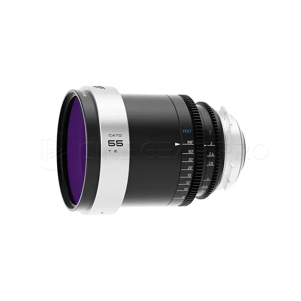 BLAZAR CATO 55mm T2.0 2X Full Frame Anamorphic Lens - Silver Flare (PL Mount)