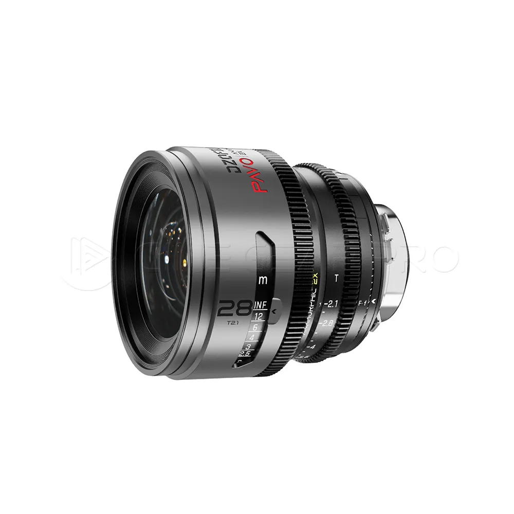 DZOFILM 28mm T2.1 Pavo 2x Anamorphic Lens PL Mount (Blue)