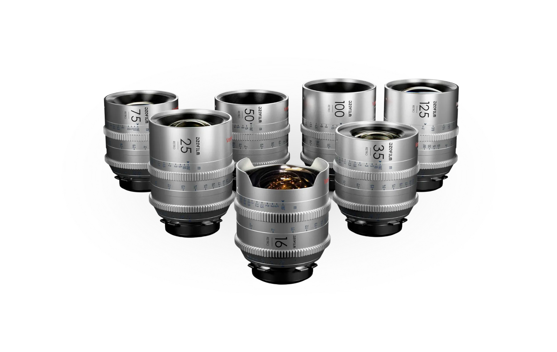 DZOFILM Vespid Retro Prime 7 Lens Set