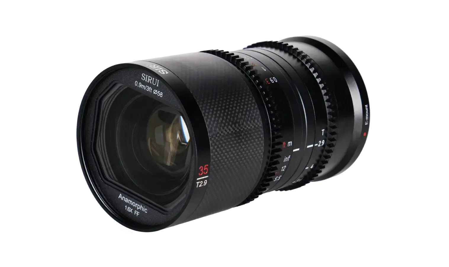 SIRUI Saturn 35mm Full-frame Anamorphic Lens E Mount (1.6x, Neutral)