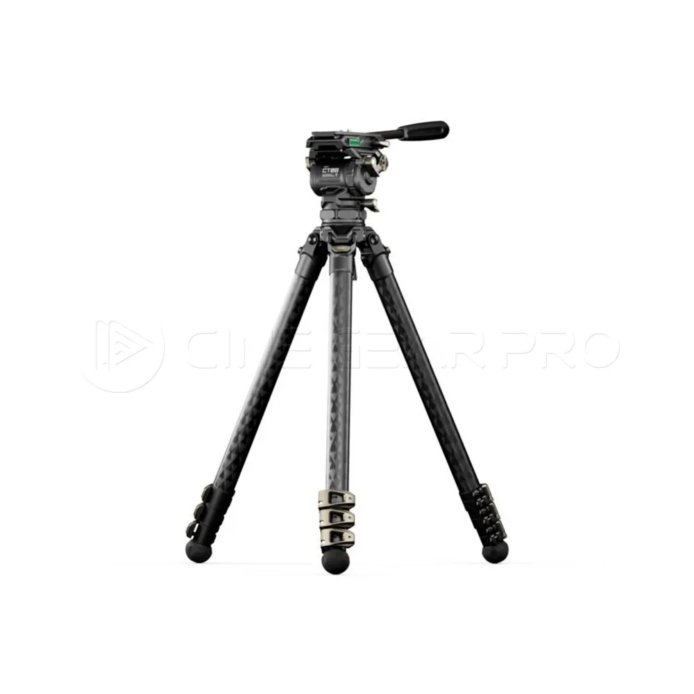 Tilta CT08 75mm Cine Fluid Head with 3-Stage Carbon Fiber Tripod Legs