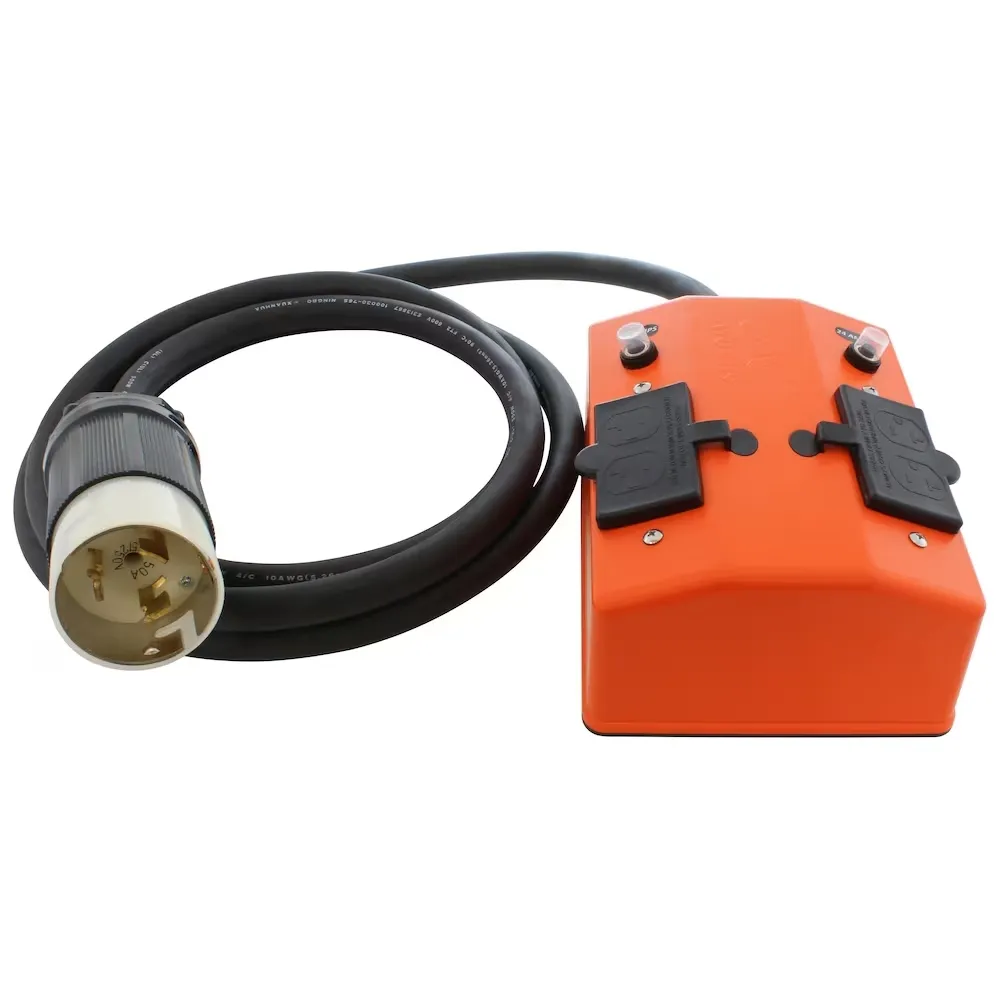 50 AMP Outlet Box 10ft-125/250V SS2-50P