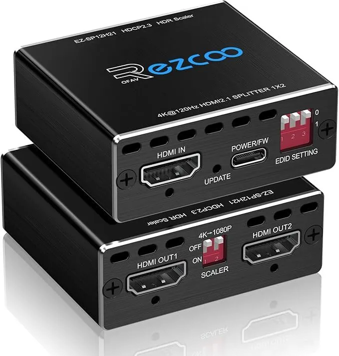 HDMI Splitter 8K@60Hz, 4K@120Hz