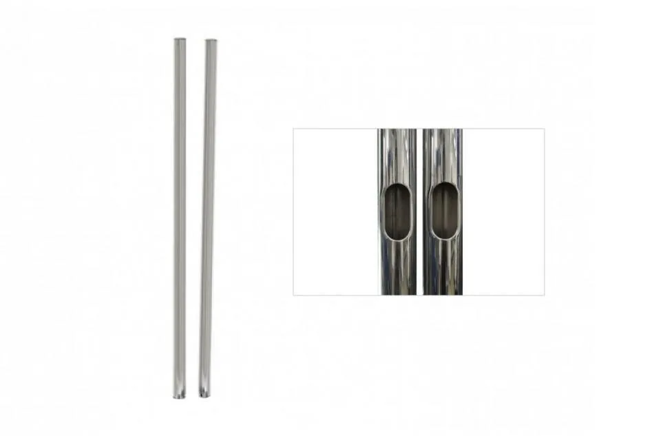 TV Stand - Chrome Poles T72, T84