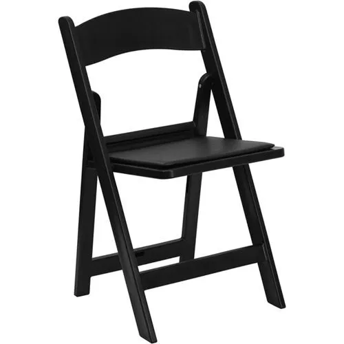 Garden Padded Black Chairs