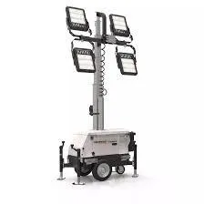 600-1,200W Pusharound LED Light Tower, AC Power