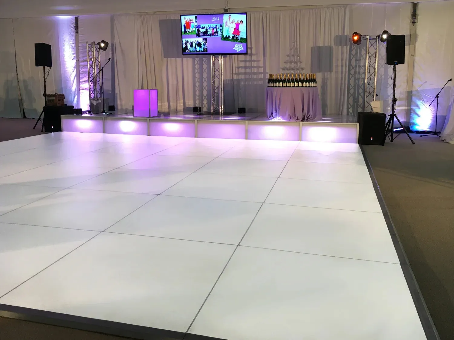 White Dance Floors