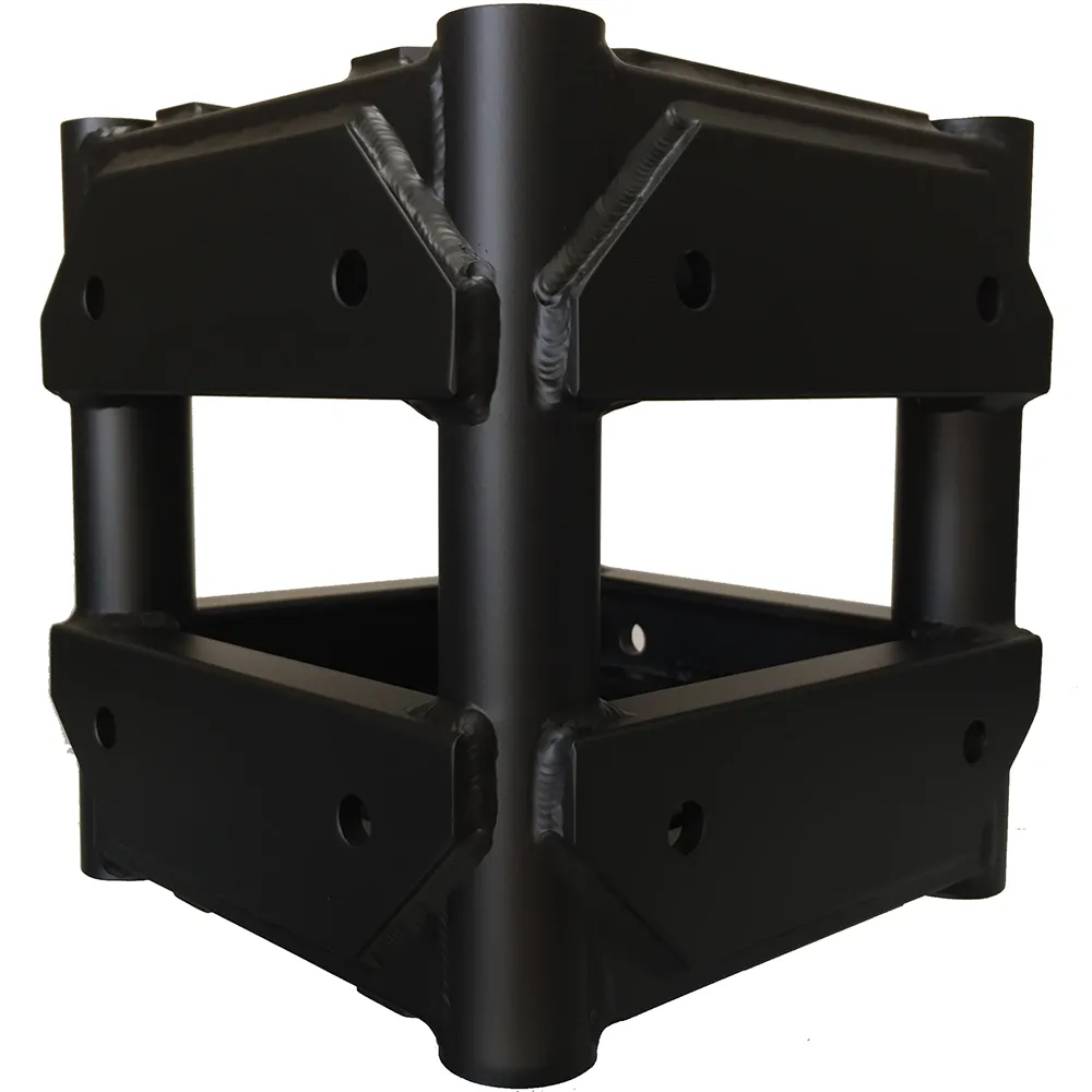 6-Way 12" Truss Corner Block, Black
