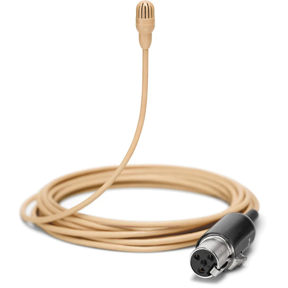 Shure TwinPlex Omnidirectional Lavalier Microphone, Tan