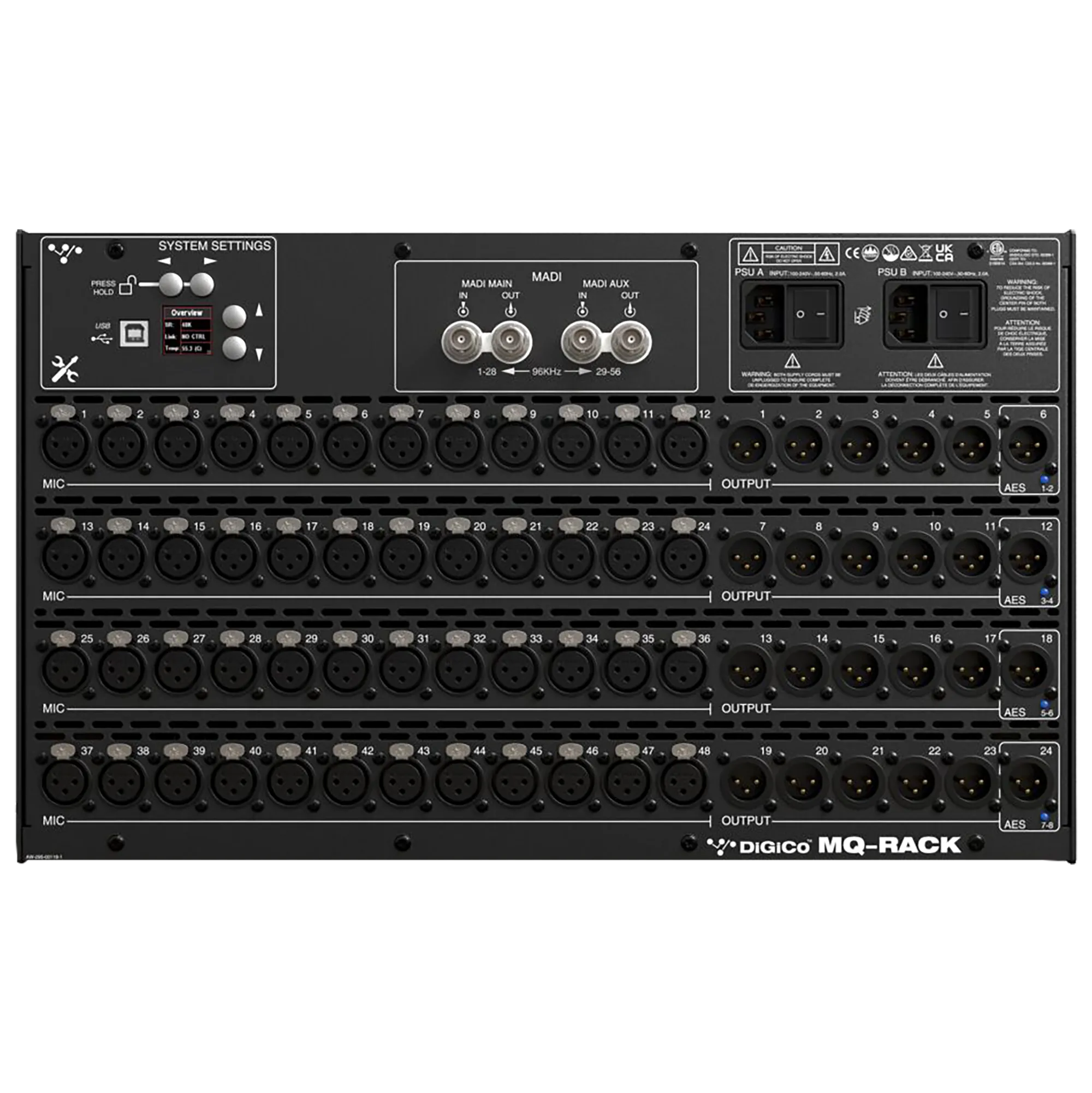 DiGiCo MQ MADI Rack