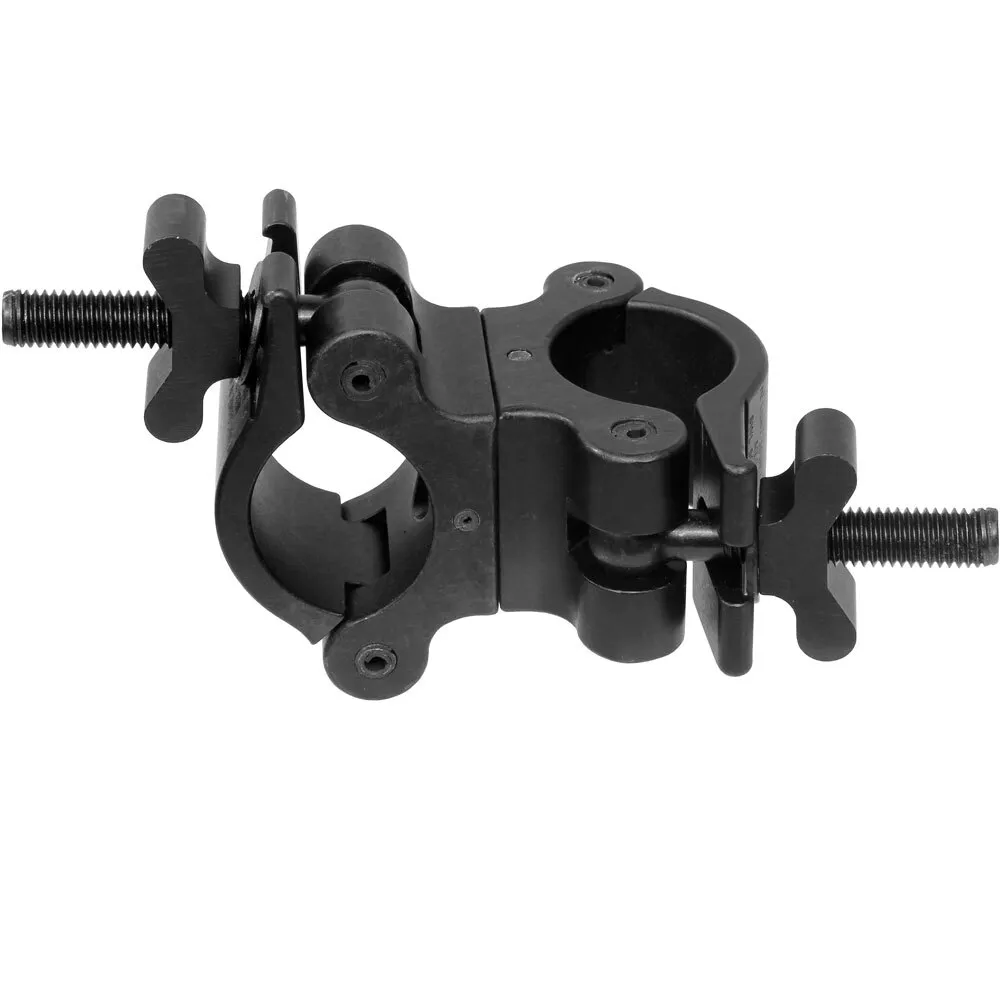 2" Fixed Dual Coupler Clamp, Black