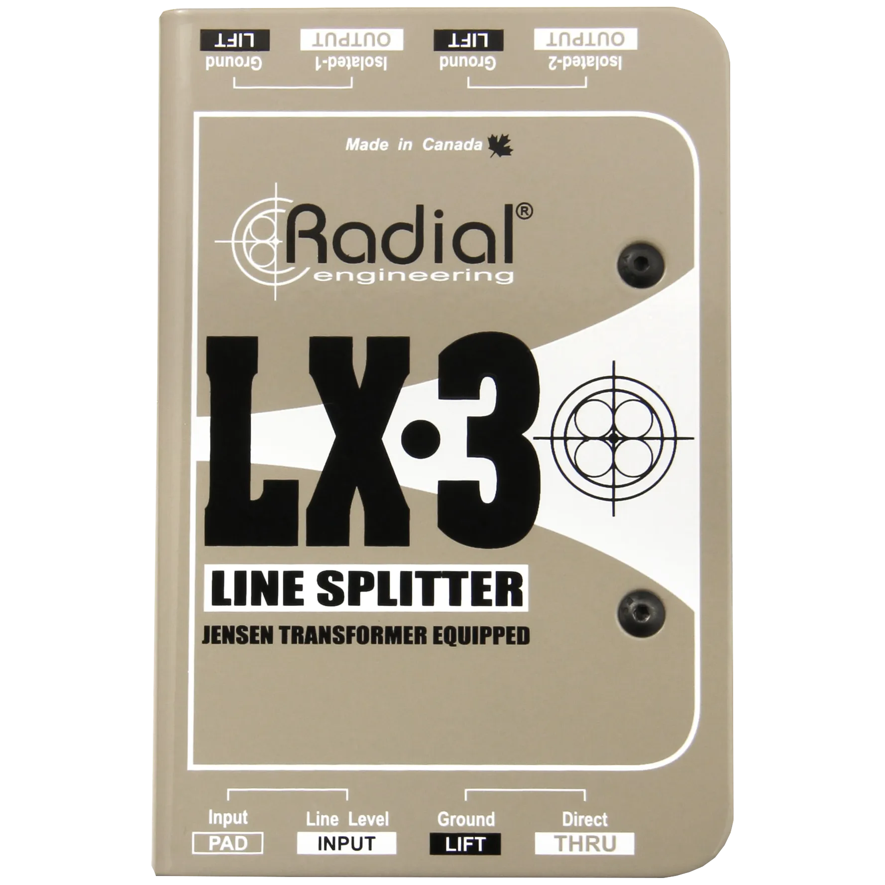 Radial LX3 Isolated Line Splitter