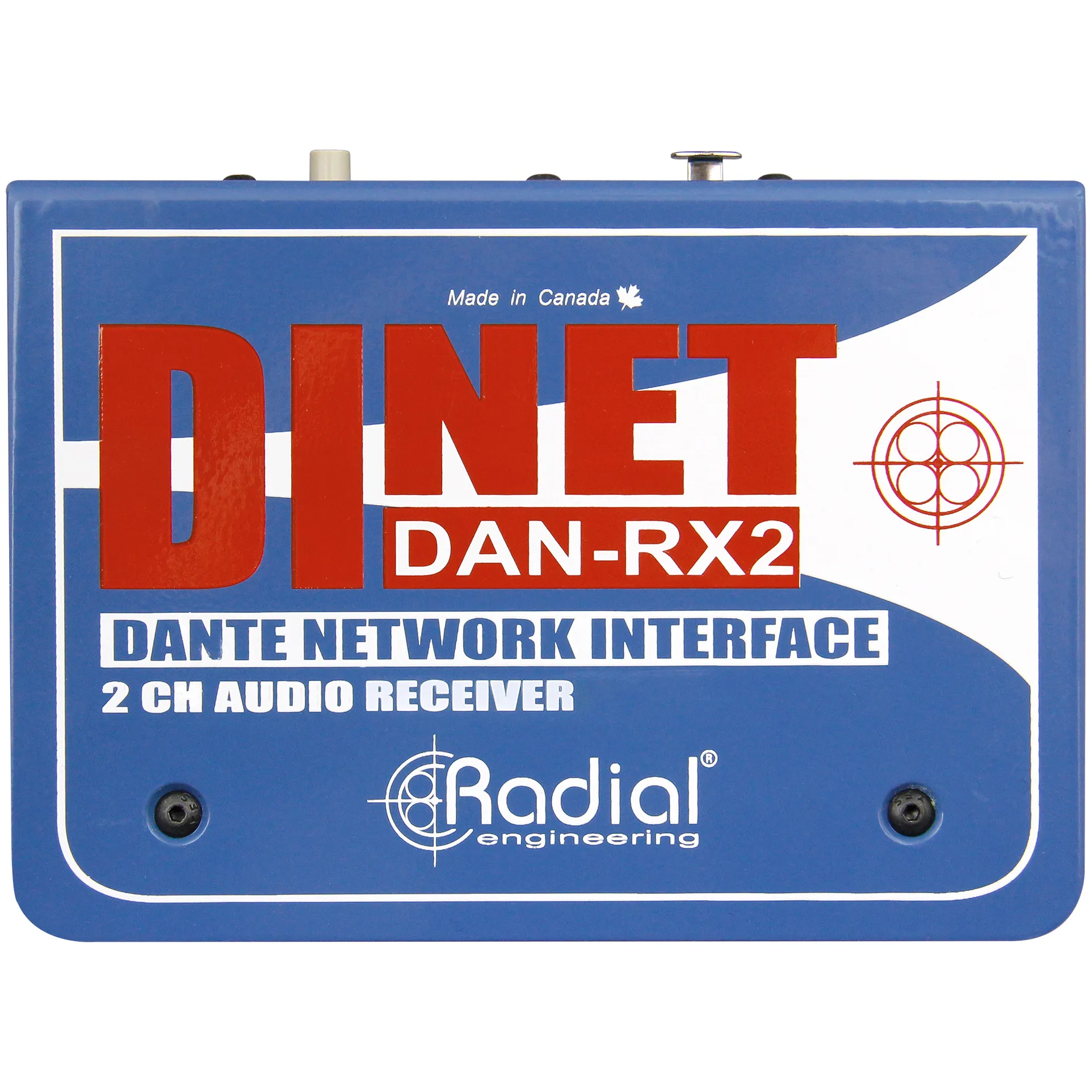 Radial DINet RX2 Dante Receiver