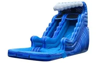 18 foot “bayou riptide” wet/dry slide