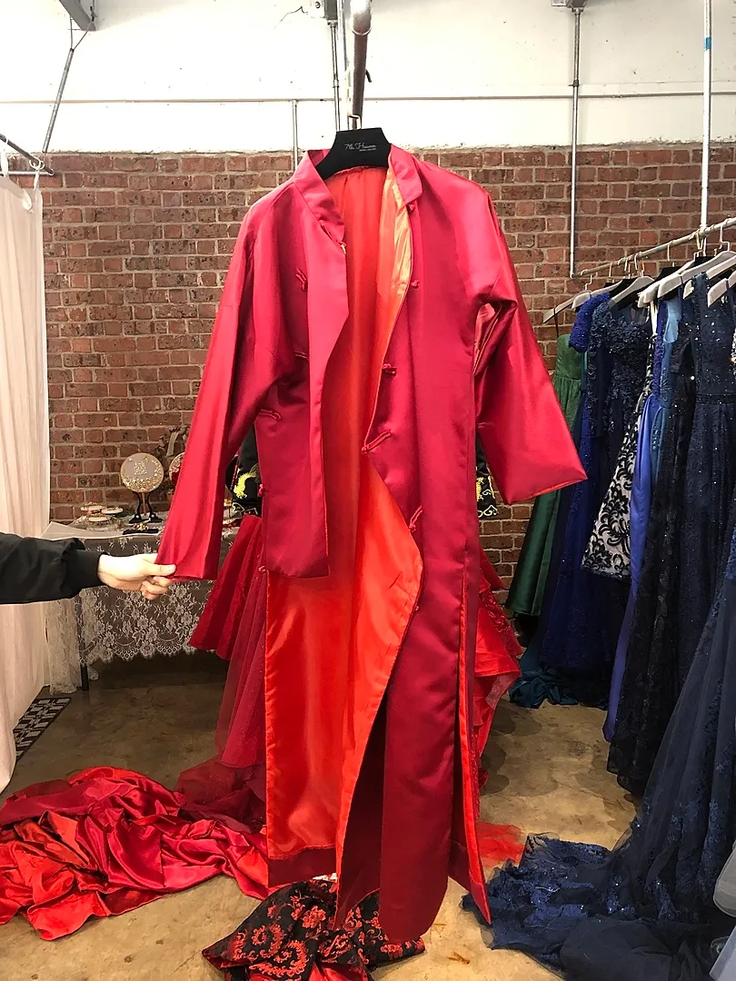 S05AAT 0194 - male inner kua full plain Maroon