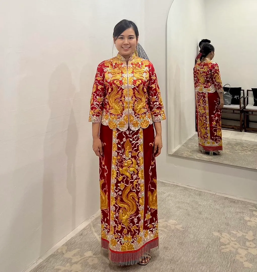 #1020 - HB female kua Xiao Wu Fu 小五福 石榴 Pomegranate Size: S / XL