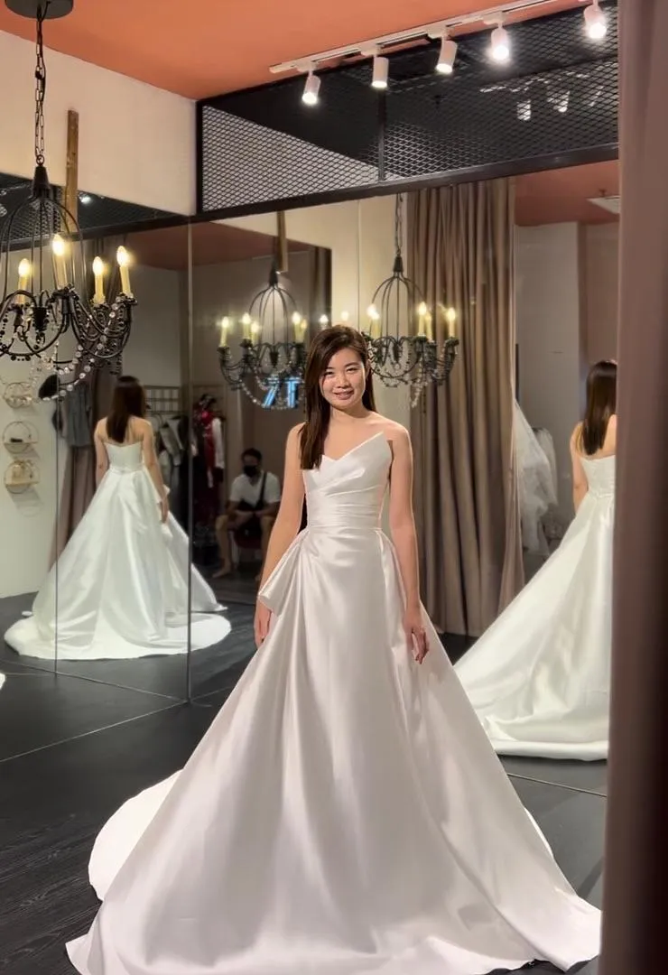 S05AAT 1036 Cdyney  Designer A line Version 2 satin