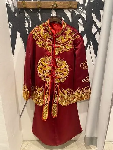 S05AAT 1625 Full gold hand embroidered male kua size: 2XL