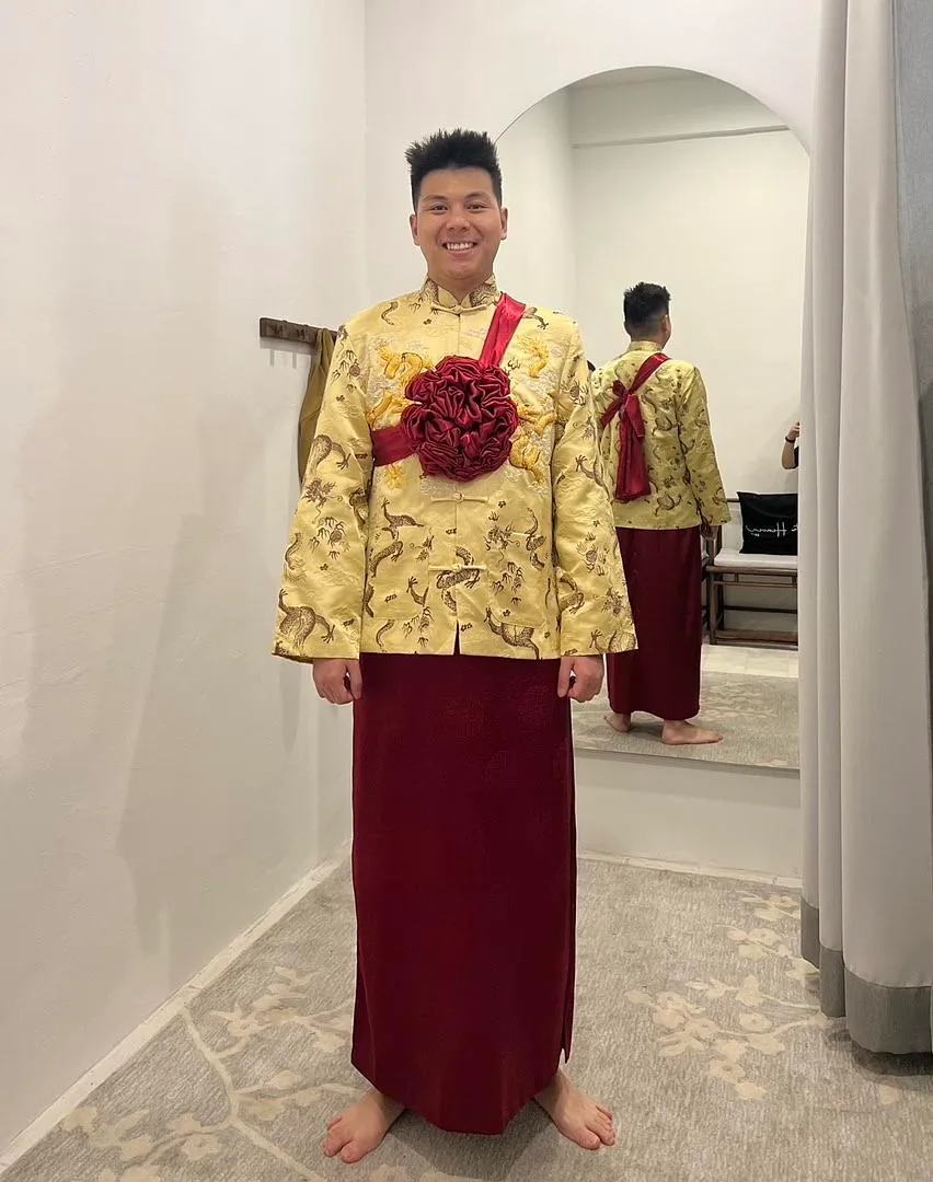 S05AAT 1022 - HB Male Kua 3D Gold Dragon