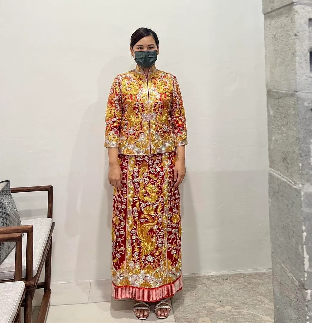 S05AAT 0970 - HB female kua Da Wu Fu 大五福 (Straight top) Size: L