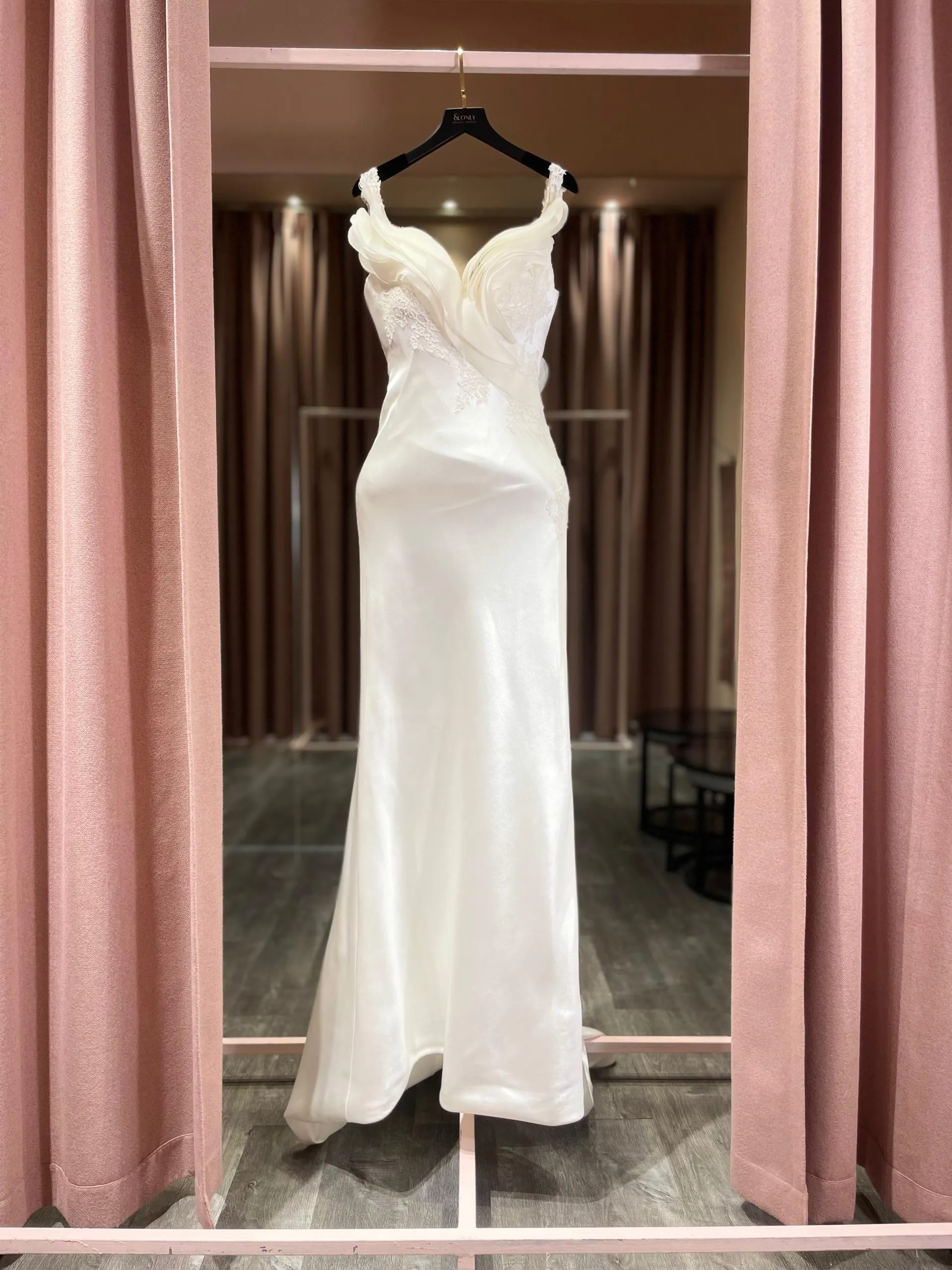 0680- Brenda sau satin custom mermaid