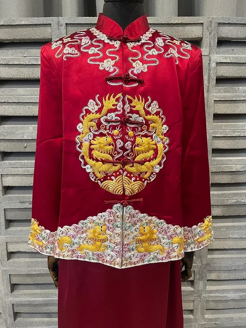 S05AAT 1318 - HB male kua Red double gold dragon