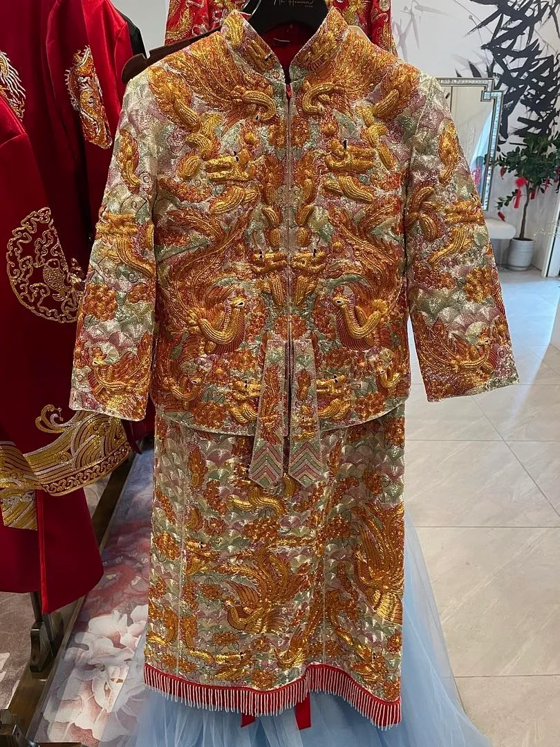 S05AAT 1442 HB female kua Kua Huang with Zi Shun Dai 褂皇 子孙带 size:L